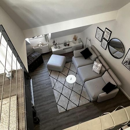 Moderne Galeriewohnung Mit Balkon Und Stellplatz Am Wenigemarkt Erfurt Kültér fotó