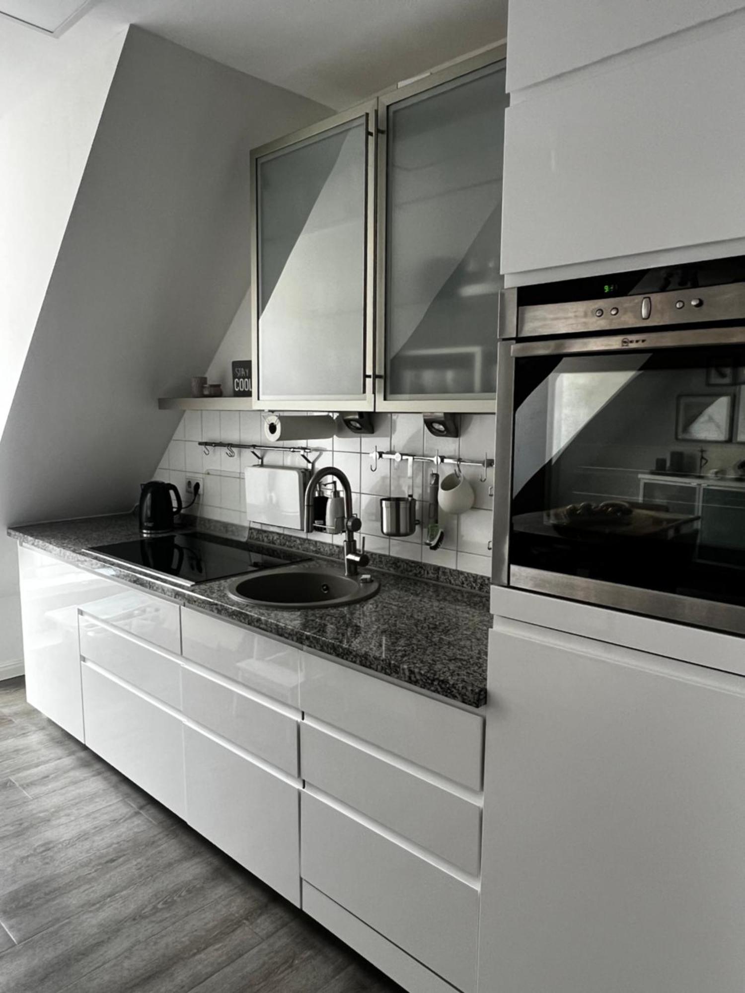 Moderne Galeriewohnung Mit Balkon Und Stellplatz Am Wenigemarkt Erfurt Kültér fotó